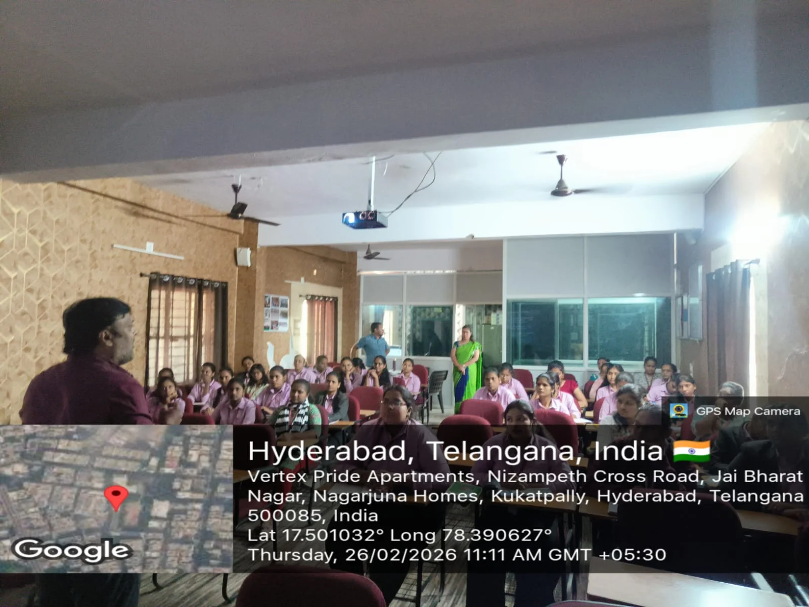 BTech Final years students are going through Entrepreneurship awareness program sponsored by DC- MSME - 26.02.2026